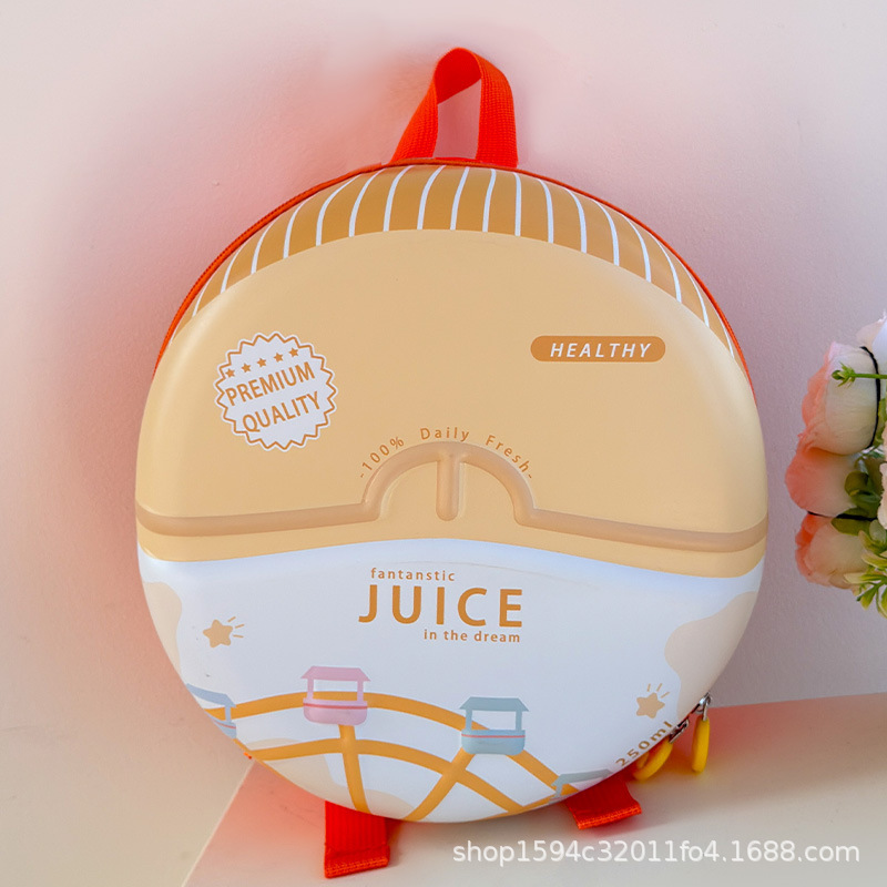 Mochila de jardín de infantes de dibujos animados cáscara de huevo para niños y niñas, mochila de hombro para estudiantes, mochila resistente al desgaste