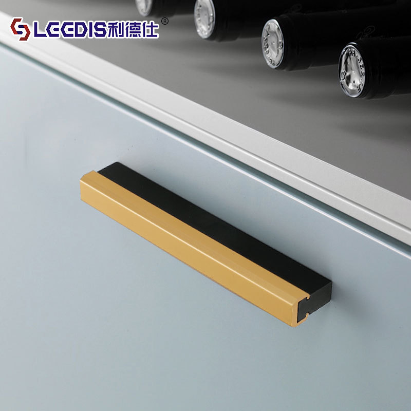 Factory direct sales modern simple one meter strip extended wardrobe door handle Nordic long cabinet door handle