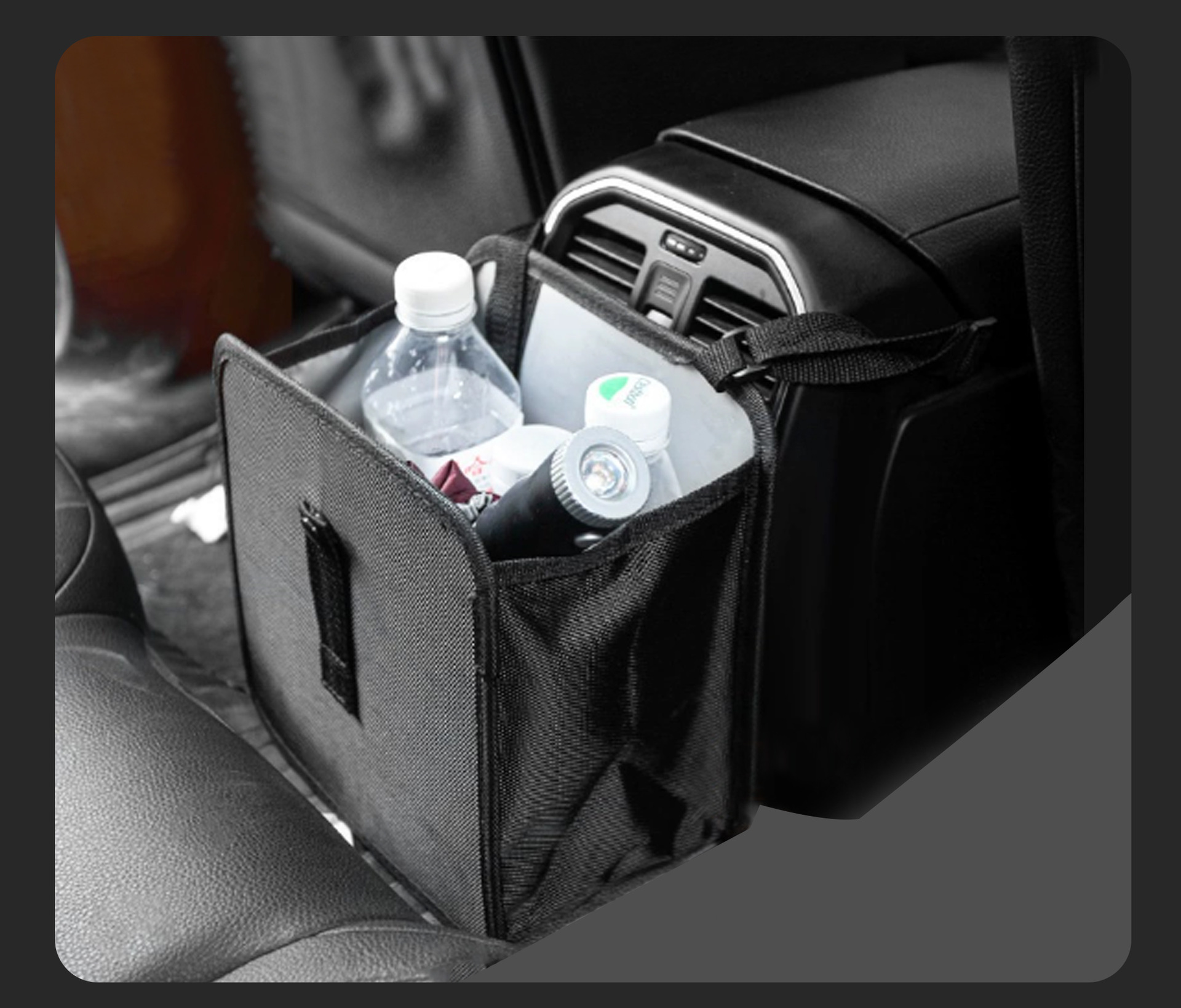 Car Foldableing Trash Can, Car Interior Storage, Car Rear Seat Storage Bag, Car Multifunctional Storage Bag