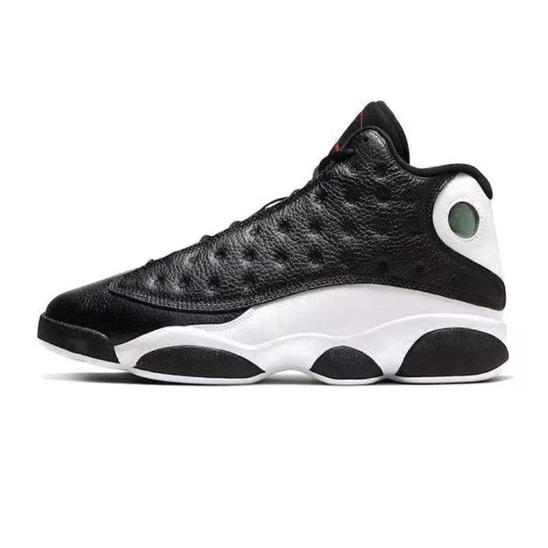 莆田靴 AJ13 純正オリジナル Qiao 13 通気性クッション性滑り止めミッドトップスポーツシューズメンズハイトップ実用的なバスケットボールシューズ|undefined