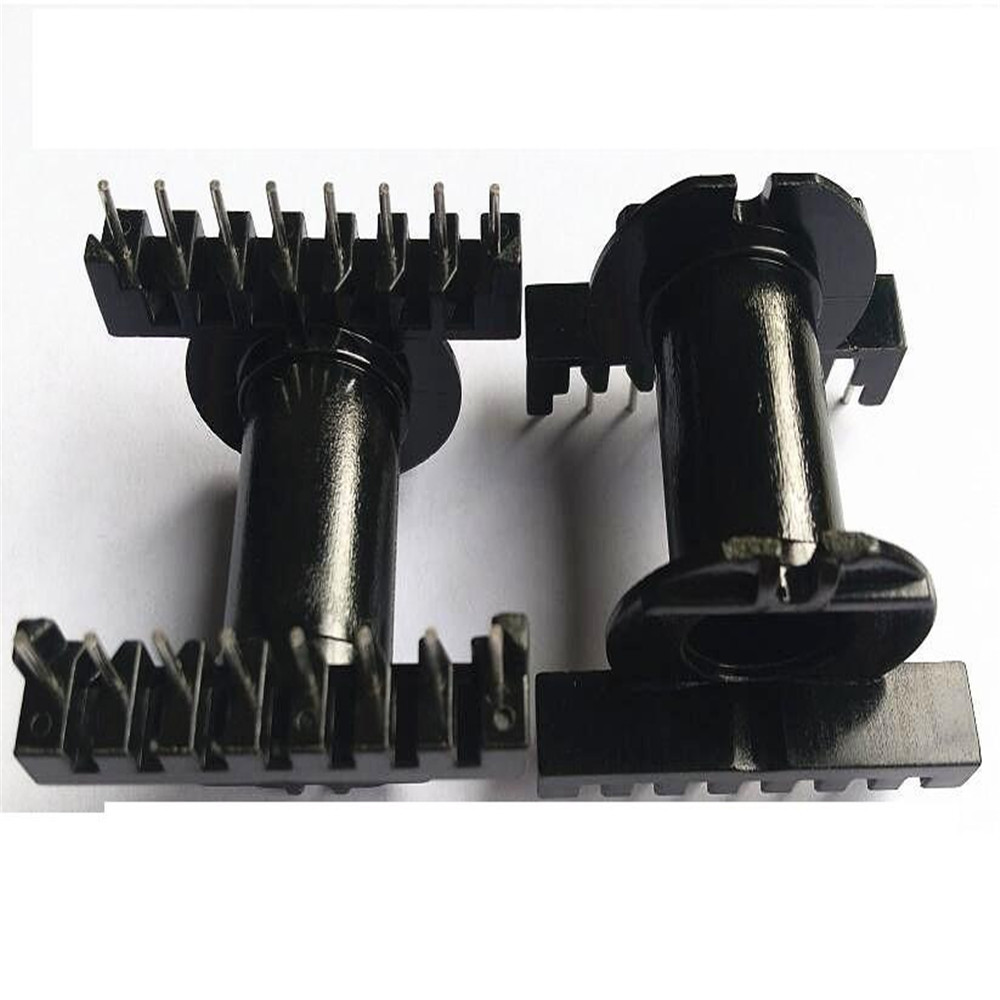 ER40电木骨架ER40变压器骨架ER40贴片骨架单槽卧式8+8带飞线槽