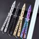 Butterfly Folding Knife Comb Practice Knife Factory Wholesale Foreign Trade CSGO Butterfly Competition Outdoor Toy Game Knife Mold