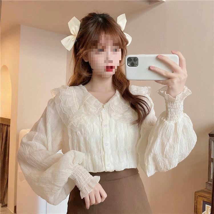 Autumn cute doll, sexy shirt