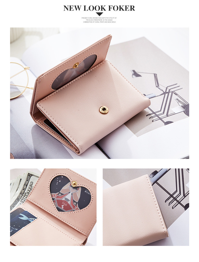 67g Weight Hidden Buckle Closure Type Small Wallets Bags Type 1 Piece Quantity Daily Occasion Pu Leather Material Animal, Cartoon Pattern All Seasons Season Women's Gender Cute Style Square Shape Women's Animal Cartoon Pu Leather Hidden Buckle Small Wallets 4