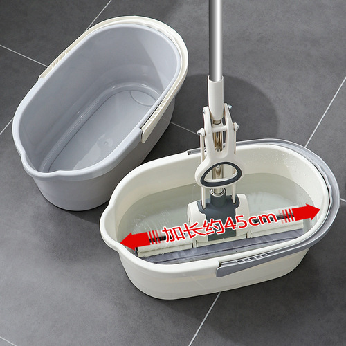 Portable thickened mop bucket water storage plastic bucket rectangular collodion large household car wash and floor wash bucket mop bucket