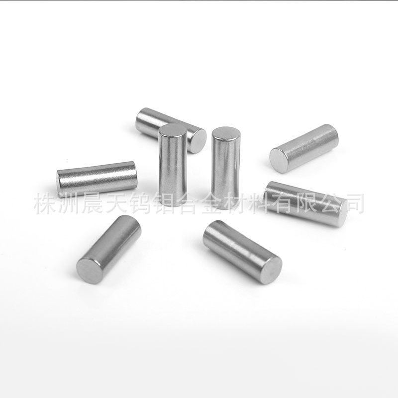95钨合金圆柱Tungsten Alloy Cylinder 高比重配重专用小圆柱钨棒