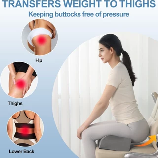A35便携可折叠bbl坐垫办公室久坐减压两用垫海绵中空减压垫