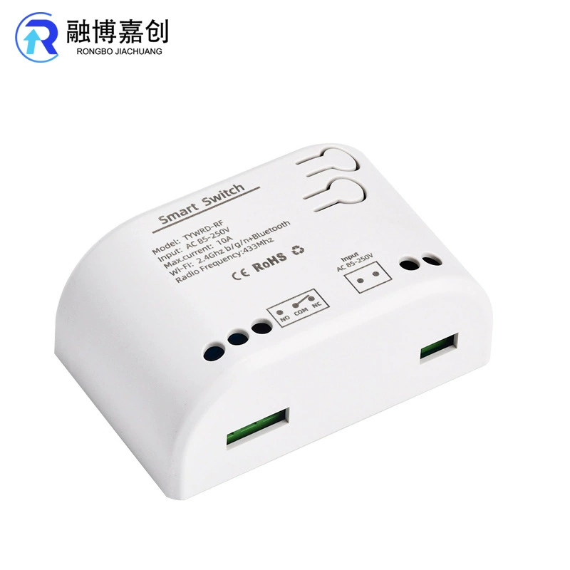 10A Tuya APP одноканальный радиочастотный самоблокирующийся радиочастотный модуль 1-канальный модуль реле дистанционного управления Wi-Fi
