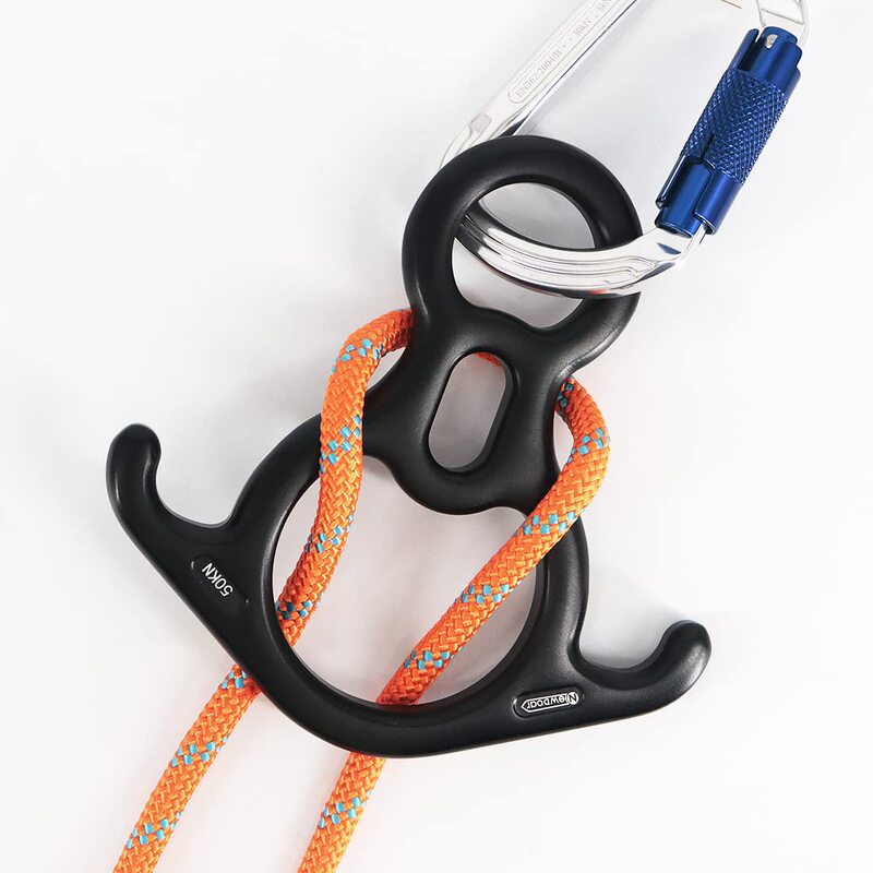 Cross-Border Outdoor Rock Climbing Horn Figure-Eight Ring Descender Figure-Eight Ring Aerial Yoga High-Altitude Work Fall Protection Cross-Border Outdoor Rock Climbing Horn Figure-Eight Ring Descender Figure-Eight Ring Aerial Yoga High-Altitude Work Fall Protection