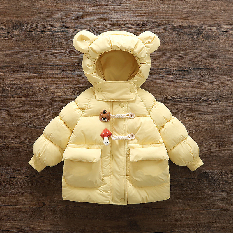 M337 Girls' Cotton-Padded Jacket, Cute Winter Coat, New Stylish Cotton-Padded Jacket for Little Girls, Thickened Fashionable Cotton-Padded Clothing for Children M337 Girls' Cotton-Padded Jacket, Cute Winter Coat, New Stylish Cotton-Padded Jacket for Little Girls, Thickened Fashionable Cotton-Padded Clothing for Children