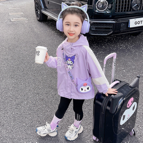 Women's Spring and Autumn Jacket for Girls, Coromi Baby Girl Fashion Spring Outfit 2024 New Arrival Children's Waterproof Jacket