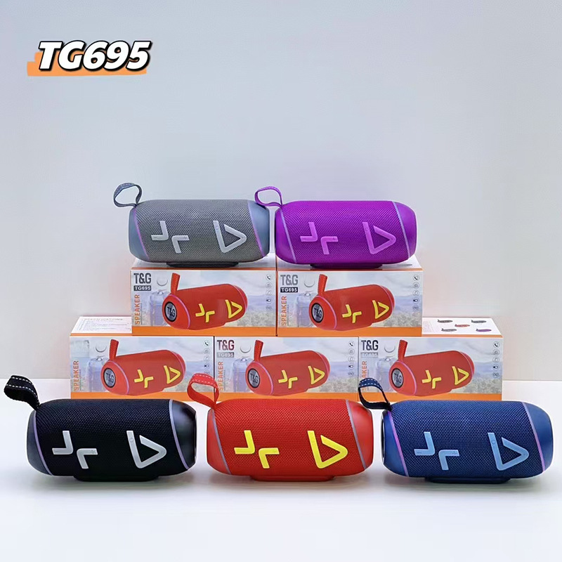 New Bluetooth Speaker Tg695 High Volume Portable Card U Disk Small Audio Bluetooth High-Value Subwoofer