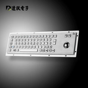 达沃 D-8602EX промышленная трекбольная мышь, встроенная клавиатура IIC T6, искробезопасная взрывозащищенная нержавеющая сталь