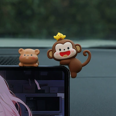 Decoration Supplies for Women — Car ornaments - little-bear-little-monkey-free-traceless-glue