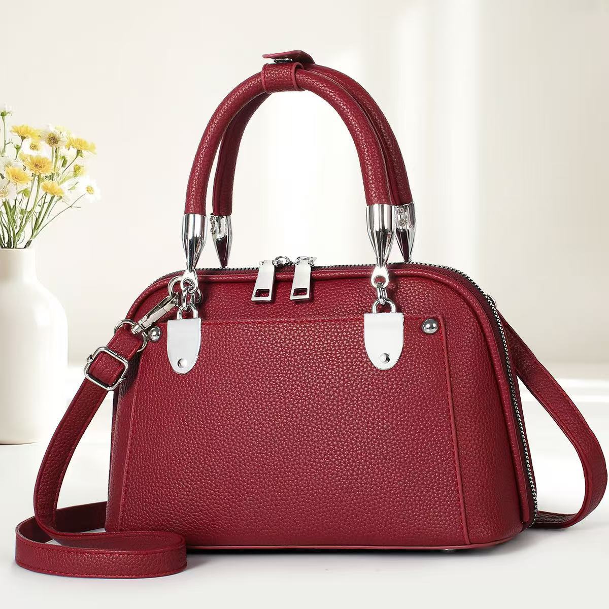 Bolso de lujo ligero para mujer 2025 nuevo bolso a cuadros de un solo hombro bolso de viaje de gran capacidad bolso de mano