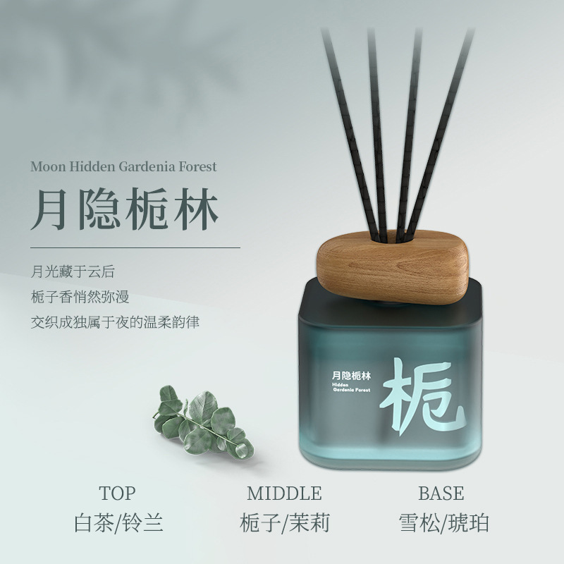 茶香无火香薰室内持久散香耐用藤条香薰香水高级感精油香氛批发|undefined