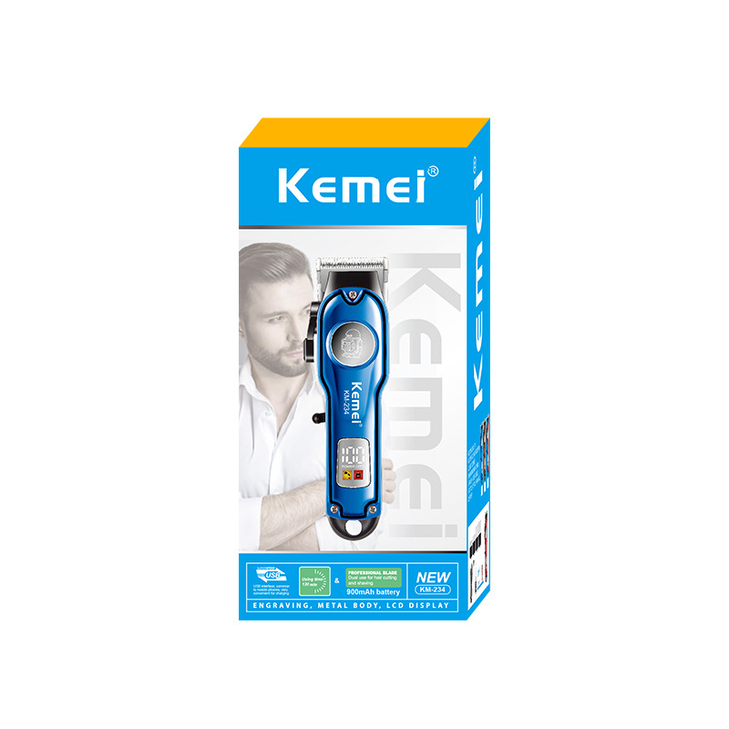 Corte de pelo digital especial de Kemei salón de peluquería Kemei mini cortador de corte profesional de corte eléctrico de corte