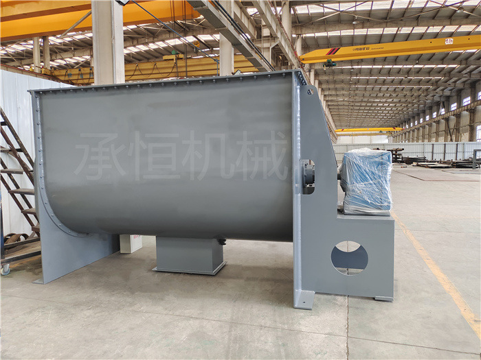 化工重垢型洗涤剂槽型搅拌机 卧式螺带混合机