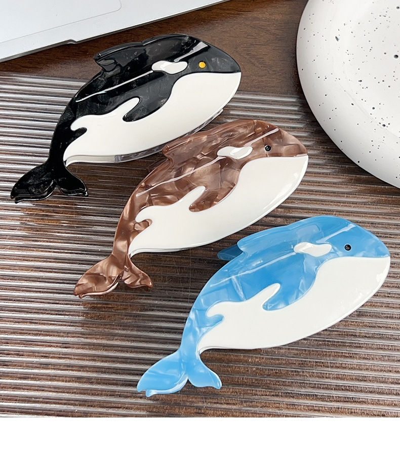 Cute Style Cute Women's Animal Cartoon Ocean Acetic Acid Sheets Hair Clip Hair Claws