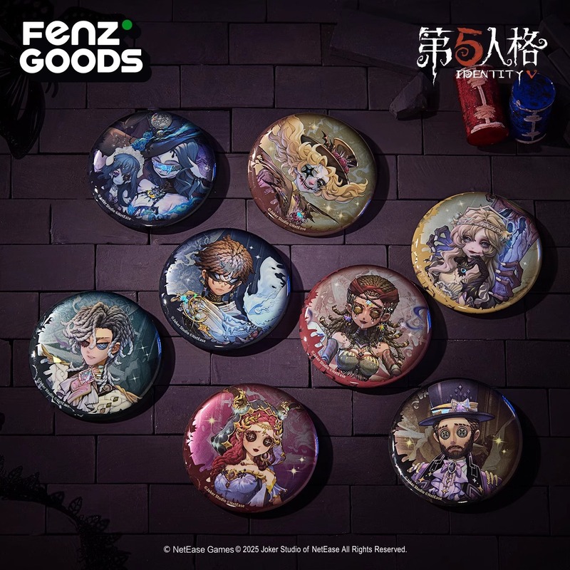 正規品 第五人格 マジックファントムシリーズ バッジ 透明カード ブラインドボックス 偽ポラロイド アクリル色紙|undefined