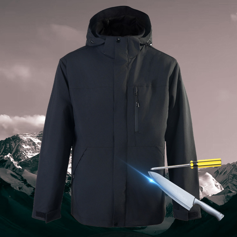 Wholesale In-Stock Stab-Proof Jacket, Three-Proof Wear-Resistant, Tear-Resistant, Anti-Slip, Cut-Resistant Clothing for Export, Black Amazon Clothing Wholesale In-Stock Stab-Proof Jacket, Three-Proof Wear-Resistant, Tear-Resistant, Anti-Slip, Cut-Resistant Clothing for Export, Black Amazon Clothing