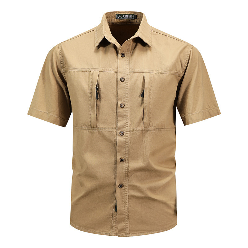 Summer Military Uniform Short-sleeved Shirt Men's Overalls Cotton Work Shirt Outdoor Loose Men's Shirt Quick-drying Jacket for Men Summer Military Uniform Short-sleeved Shirt Men's Overalls Cotton Work Shirt Outdoor Loose Men's Shirt Quick-drying Jacket for Men