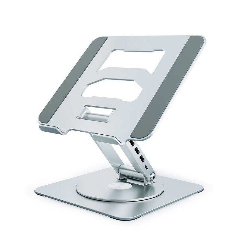 Expansion Dock Laptop Stand Carbon Steel Foldableing Adjustable Cooling High Bracket Usb3.0 Docking Station Converter