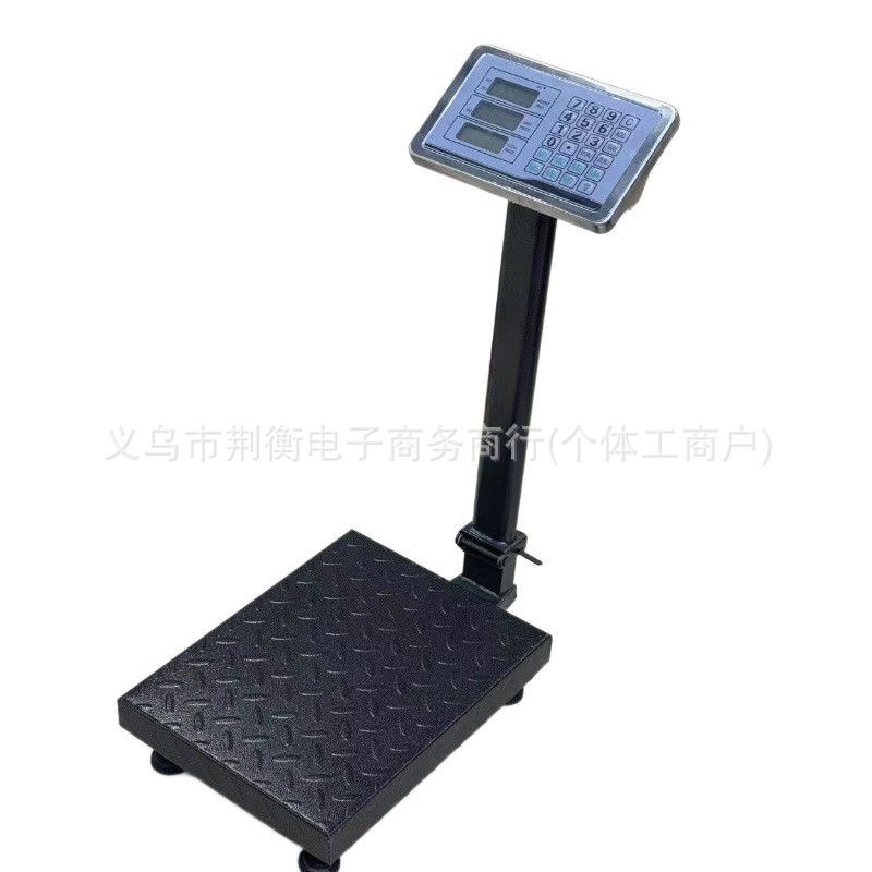 Báscula Electrónica de Plataforma Plegable 150kg 100kg CS de Placa de Acero para Casa, Tienda y Fábrica