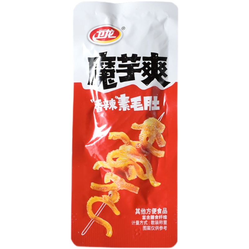 卫龙魔芋爽10斤一整箱批发小包装散装香辣味魔芋丝素毛肚辣条零食-阿里巴巴