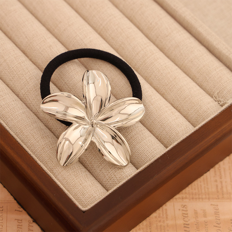 All Seasons Season Retro Classic Style Women's Flower Metal Plating Hair Tie