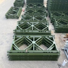 定制贝雷片 321型贝雷架便桥构件装配式工程用钢桥贝雷片