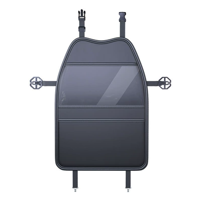 organizer, hanging storage bag, in-car | Chair back anti-kick pad