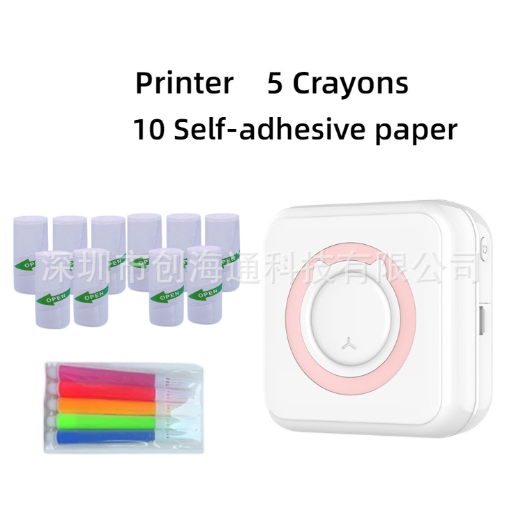 Mini Impresora Térmica Portátil Inalámbrica USB para Estudiantes y Fotos image 24