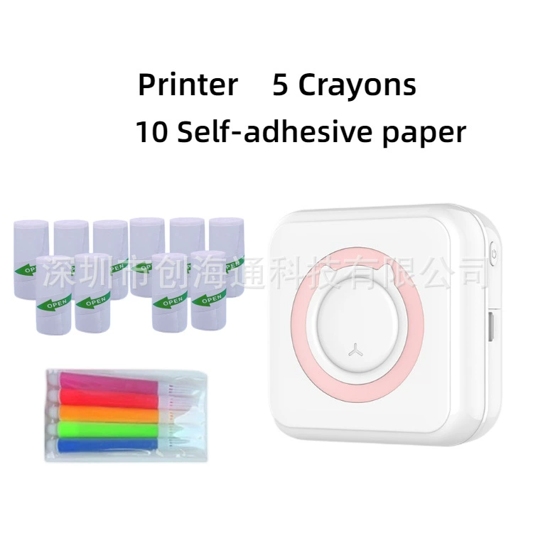 #Portable Mini Printer Portable Wireless Thermal Photo Printer Pocket Student Mini