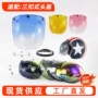 热销扣式复古头盔半盔