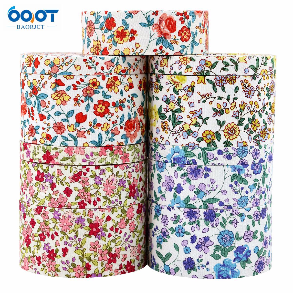 10g Weight Gift Wrapping Supplies Event & Party Supplies Ribbon Jewelry Making Type 1 Piece Quantity Casual Occasion Polyester Material Ditsy Floral Pattern Cute Style 1 Piece Polyester Ribbon Casual Cute Ditsy Floral 10