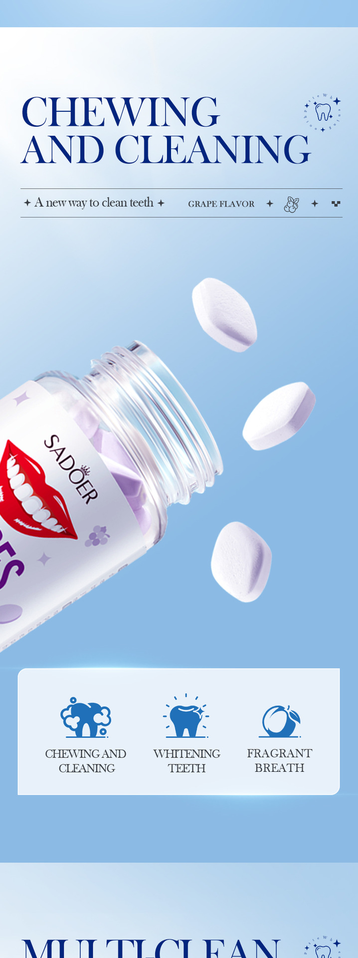 55g Weight Oral Care Products, Solid Toothpaste Personal Care Type Plastic Material Tooth stain removal Function Vocabulary Words/Name, Fruit, teeth Pattern Modern Style Style Oral Care Products Solid Toothpaste Tooth Stain Removal Vocabulary Words/Name Fruit Teeth Personal Care Bath & Shower 8