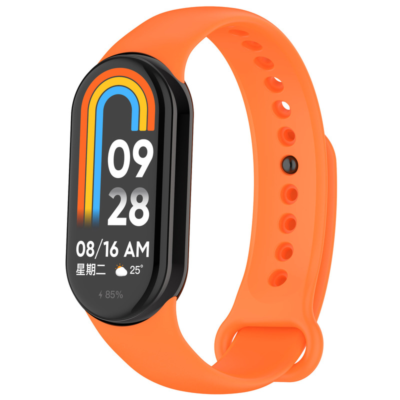 Yuelaiqiang は Xiaomi スマートバンド 10 メタルヘッドシリコンストラップ xiaomi スマートバンド 9/8 ストラップ NF に適しています。|undefined