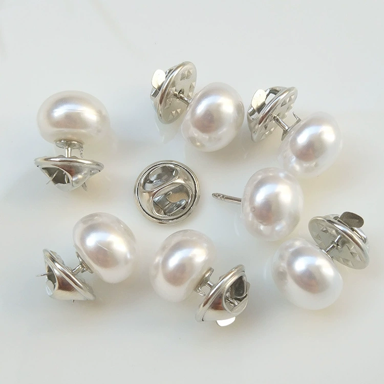 Рубашка без шитья пряжка воротник одежда невидимая жемчужная анти-ходовая пряжка фиксированная анти-ходовая декоративная пуговица