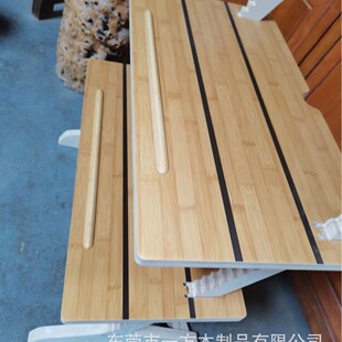 Plywood natural bamboo adjustable ergonomic lifting table can be painted and colored Logo