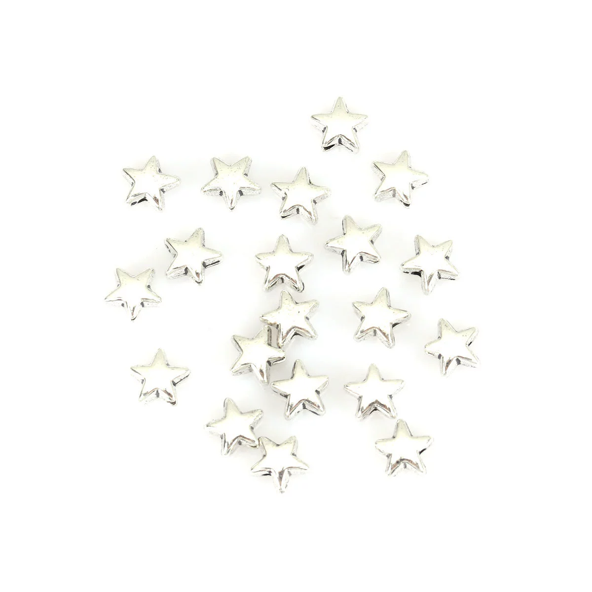 Фабричные прямые волосы древняя серебряная звезда в форме цинкового сплава бусины простые милые ювелирные изделия бусины из сплава оптом