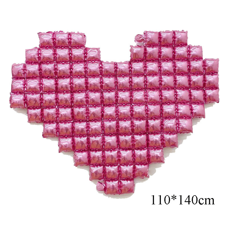 Valentine's Day Romantic Letter Heart Shape Aluminum Film Party Festival Balloons display picture 8