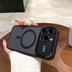 iPhone17proMax対応 大型ウィンドウ ライカ マグネット式スマホケース Apple16 マット肌触り 15 保護ケース