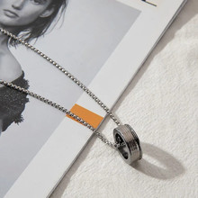 韩版钛钢项链戒指ins明星同款网红嘻哈不掉色男女个性情侣礼物