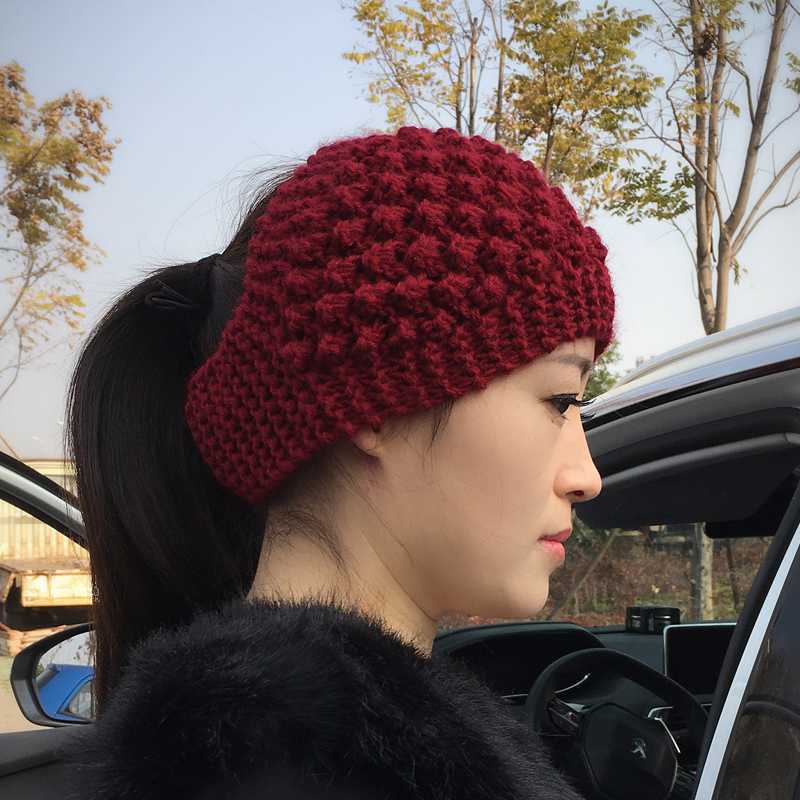 アクセサリーの頭飾りの頭カバーのヘアバンドの毛糸ニットの保温女性の頭カバーの髪カバー|undefined