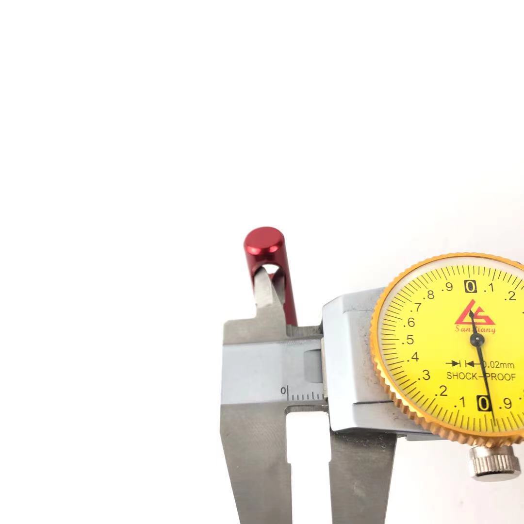 Ajuste de dosel de la tienda al aire libre hebilla fija clavo de tierra hebilla de cuerda a prueba de viento doble ojos aleación de aluminio varilla de aluminio hebilla de cordón tamaño pequeño