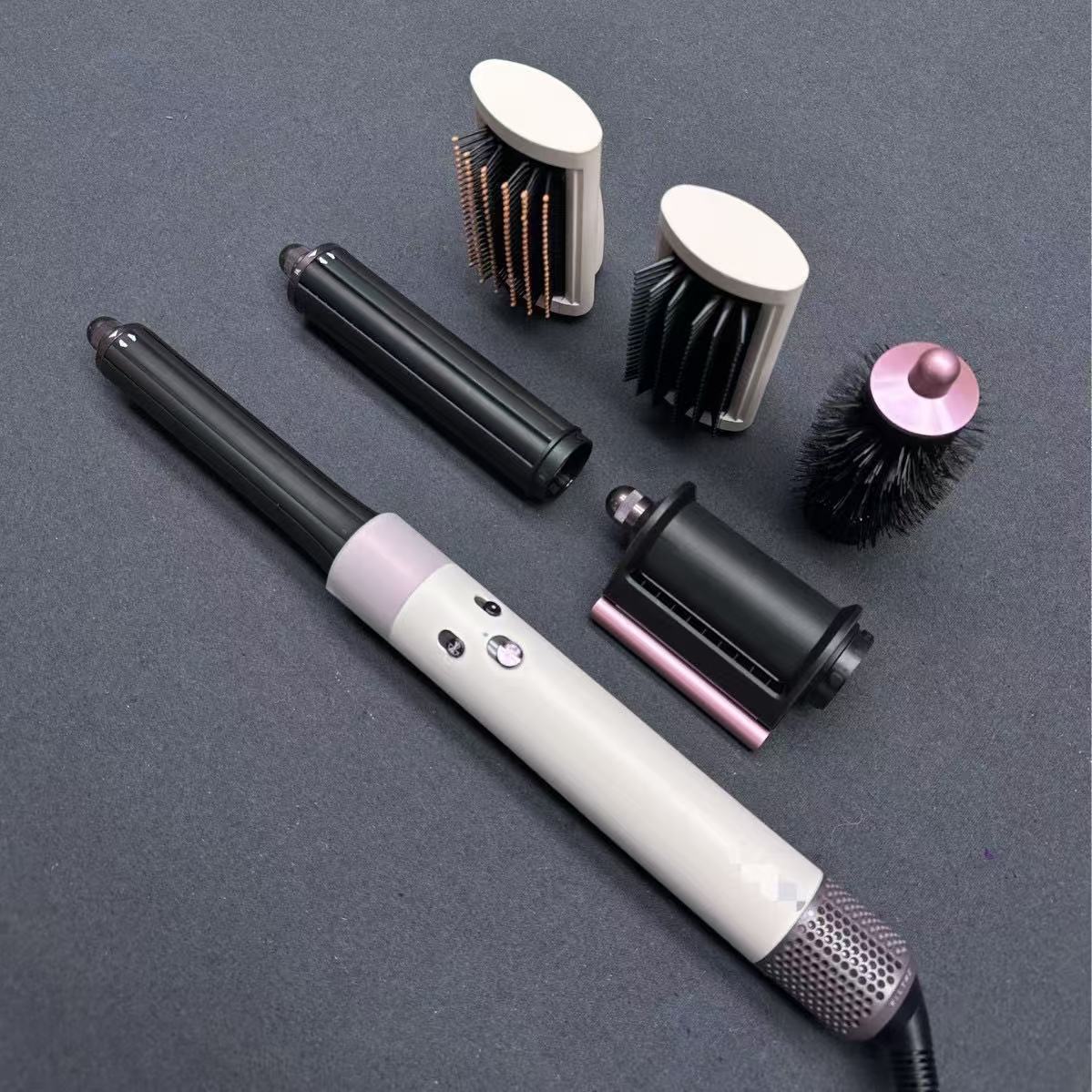 Huaqiangbei Source Factory Hs05 Curling Iron with Super Strong Wind for Home and Travel, Negative Ion Curling and Straightening Hair Dryer