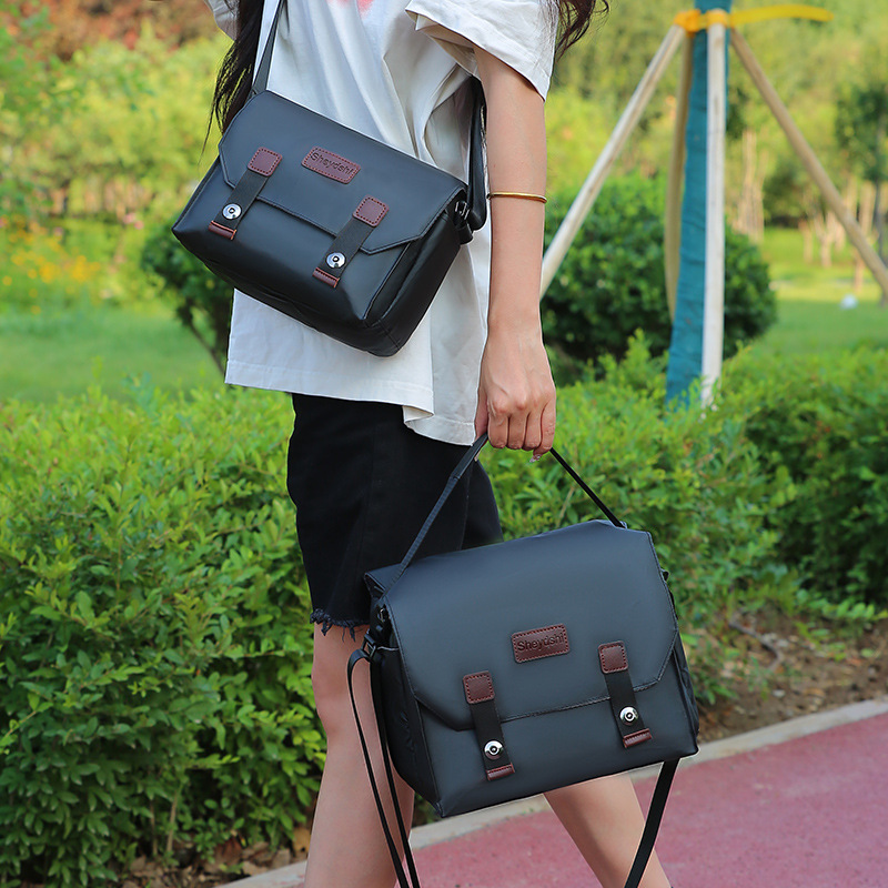 FUJI 휴대용 사진 가방 숄더 미러리스 디지털 카메라 가방 코드 카메라 CANON NIKON  A7 크로스 바디 방수