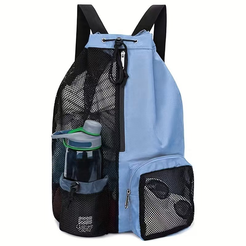 Bolsa de natación de malla mochila con bolsa húmeda mochila portátil al aire libre de playa gimnasio amazon mochila explosiva image 13