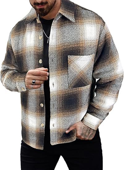 Giacca jacquard uomo maniche lunghe stile western cotone_voghion.com